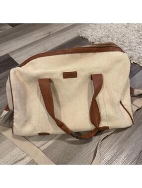 Vintage Versace parfums duffle bag OS